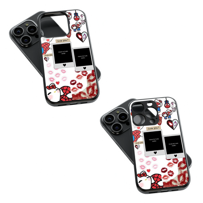 Polaroid Personalised Glass Phone Case