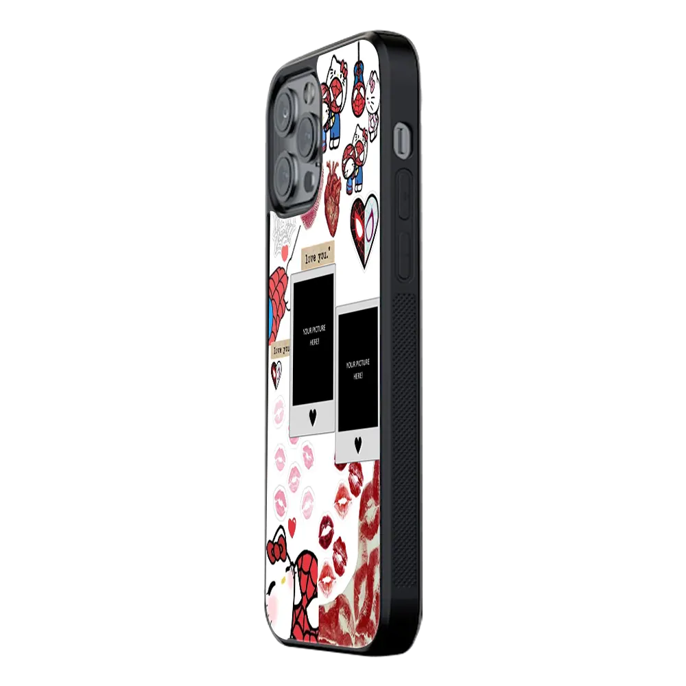 Polaroid Personalised Glass Phone Case