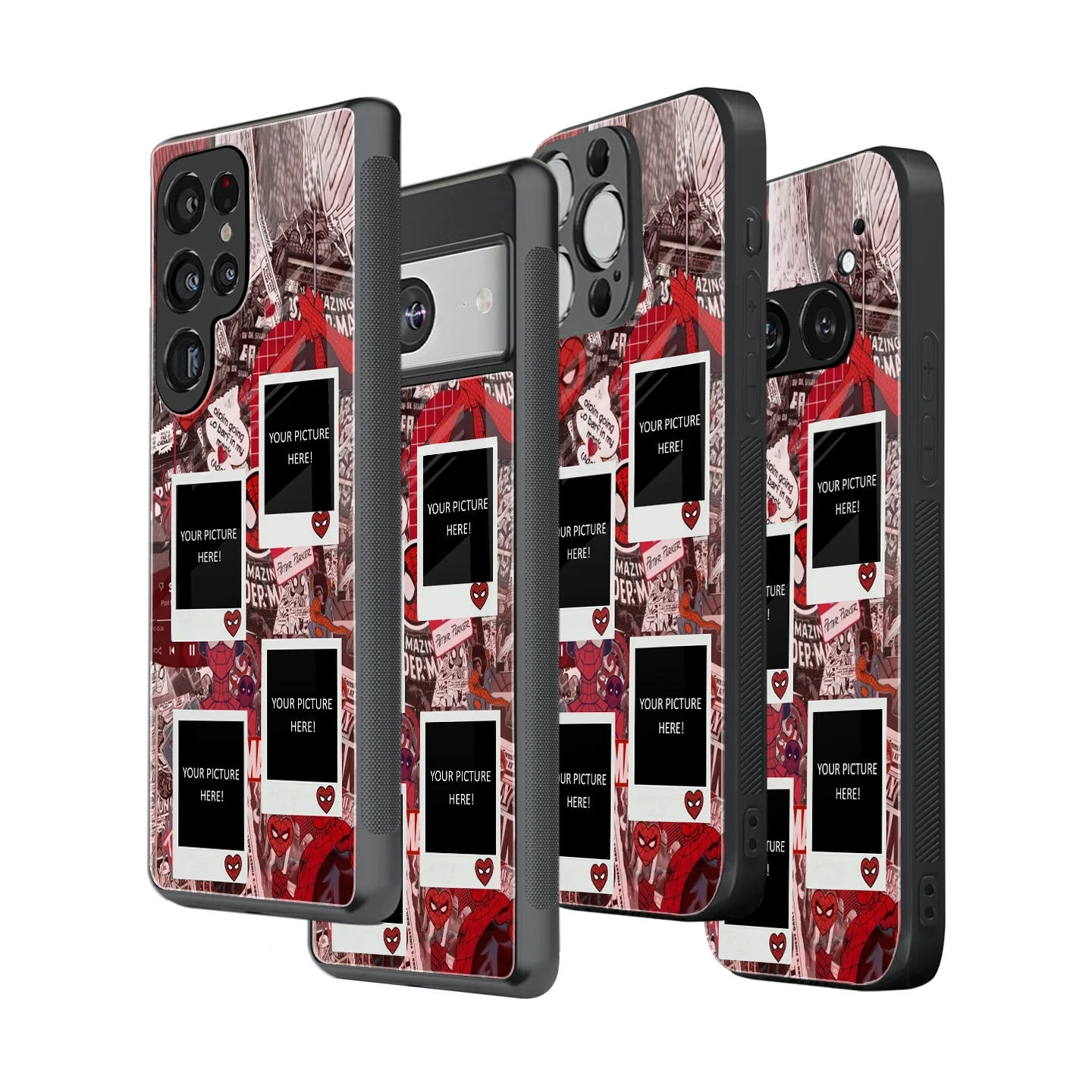 Polaroid Personalised Glass Phone Case