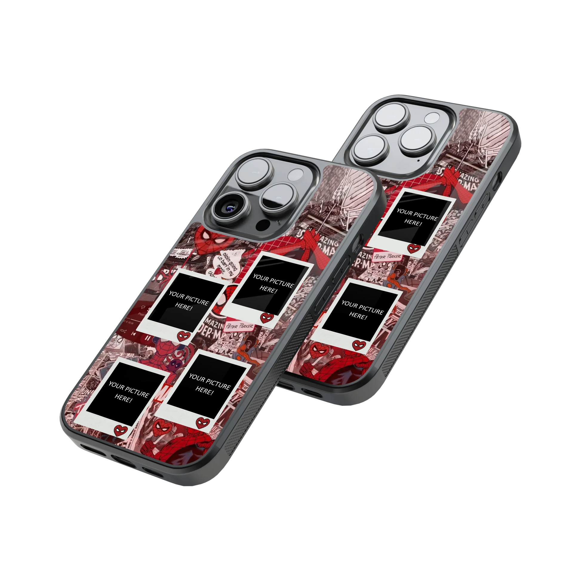 Polaroid Personalised Glass Phone Case