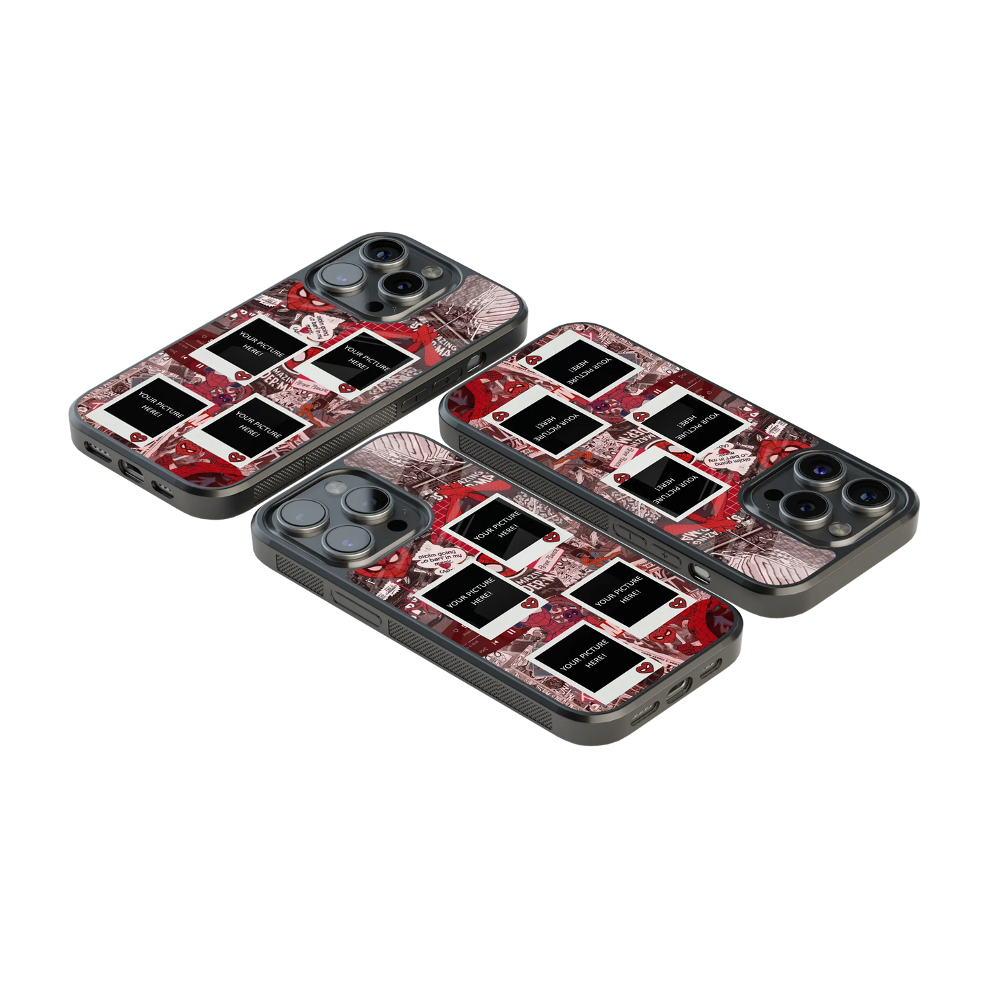 Polaroid Personalised Glass Phone Case