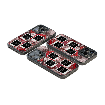 Polaroid Personalised Glass Phone Case
