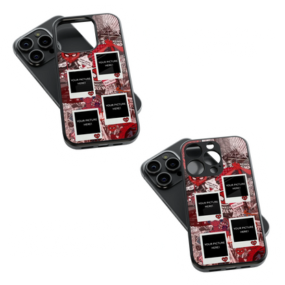 Polaroid Personalised Glass Phone Case