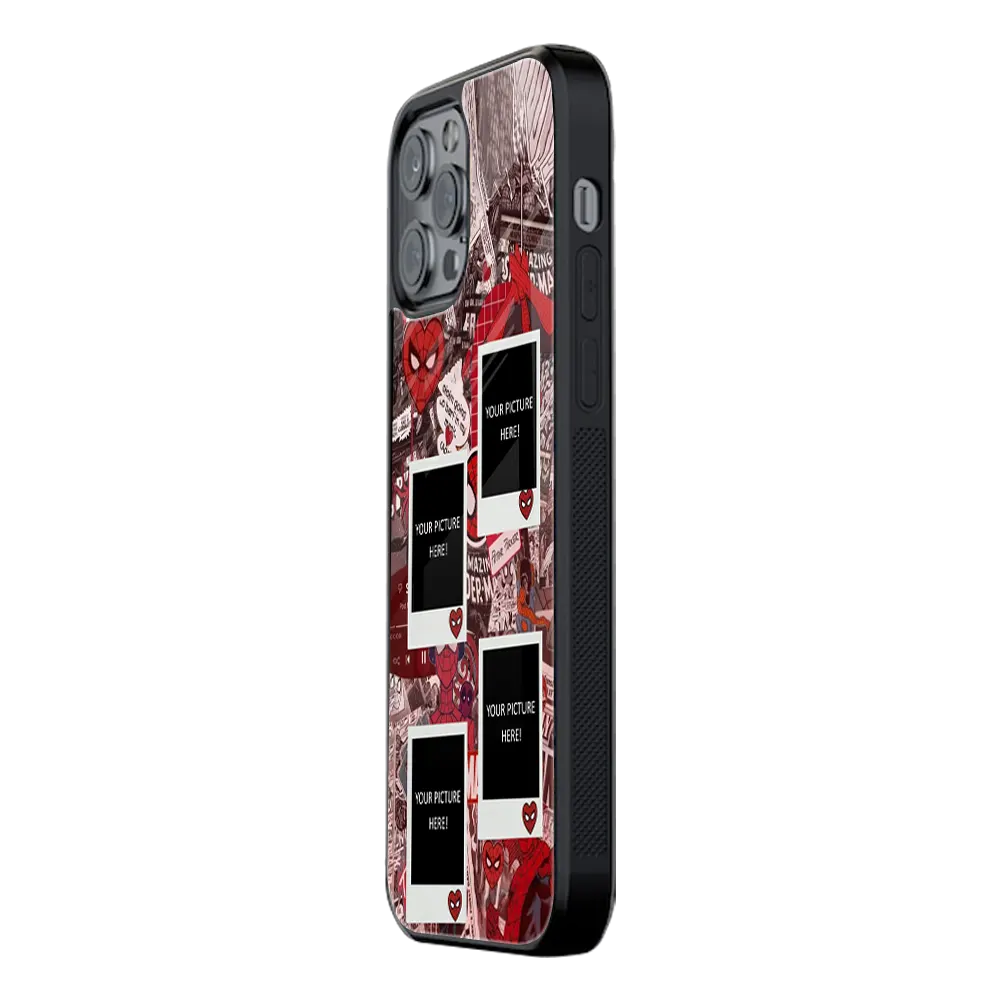 Polaroid Personalised Glass Phone Case