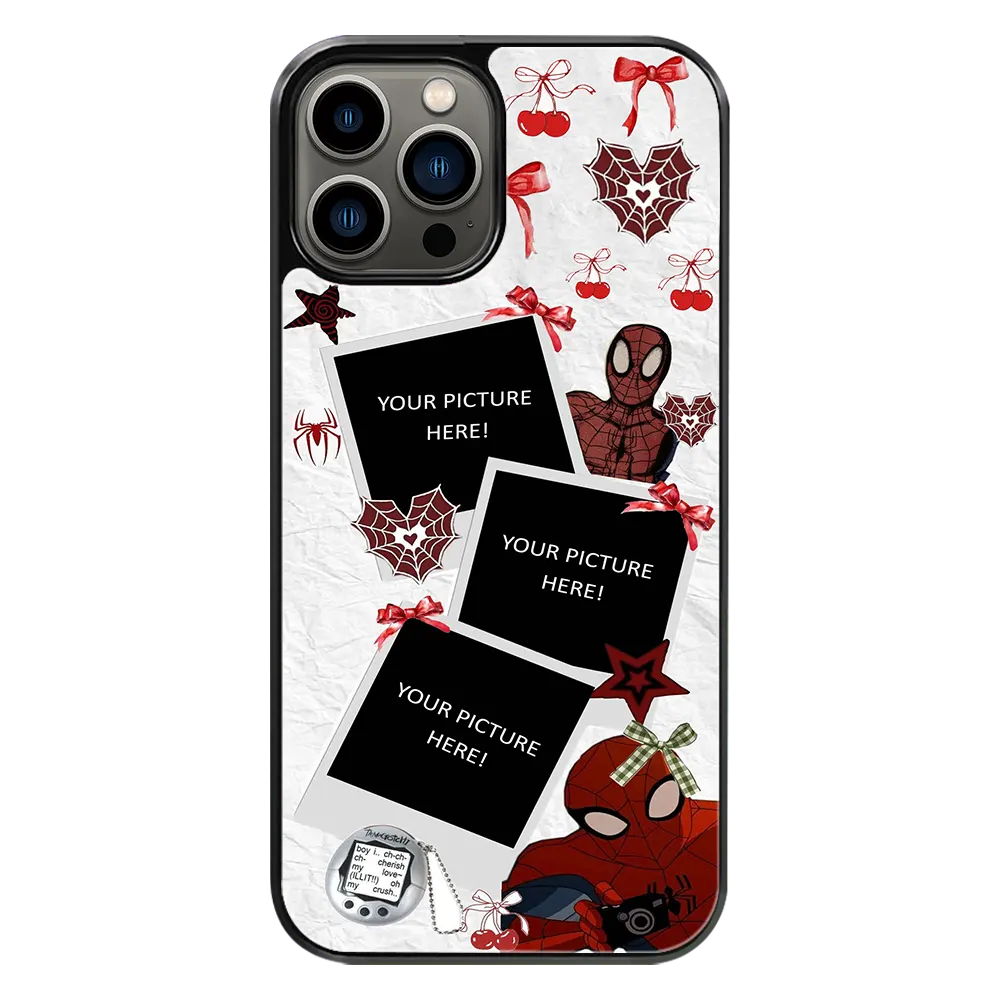 Polaroid Personalised Glass Phone Case