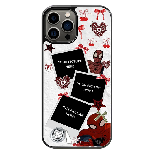 Polaroid Personalised Glass Phone Case