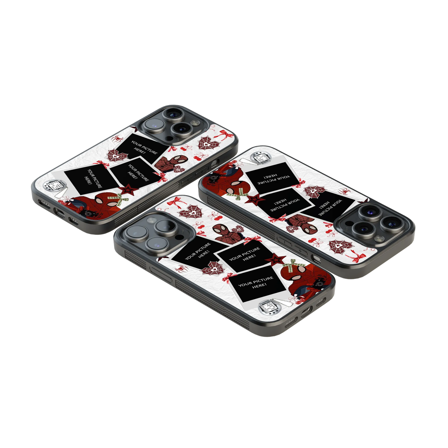 Polaroid Personalised Glass Phone Case