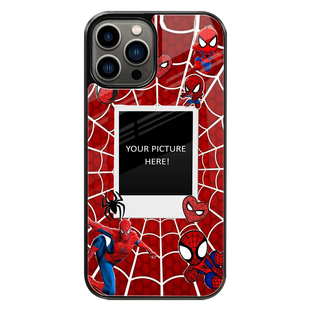 Polaroid Personalised Glass Phone Case