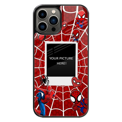 Polaroid Personalised Glass Phone Case