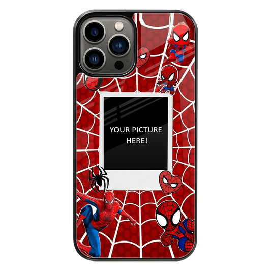 Polaroid Personalised Glass Phone Case