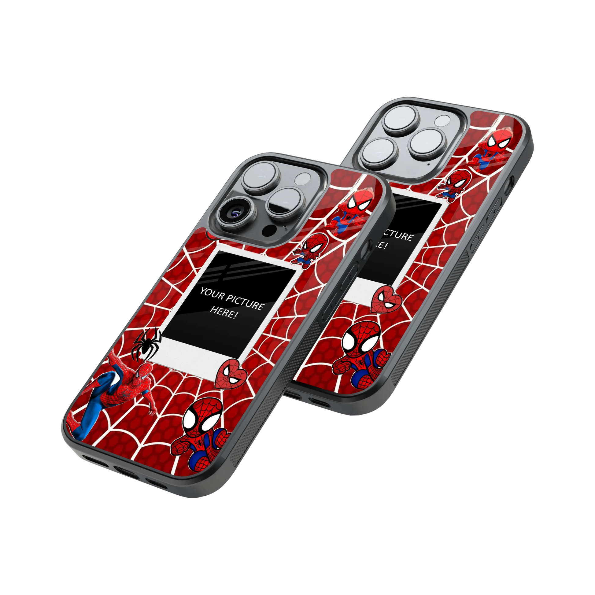 Polaroid Personalised Glass Phone Case