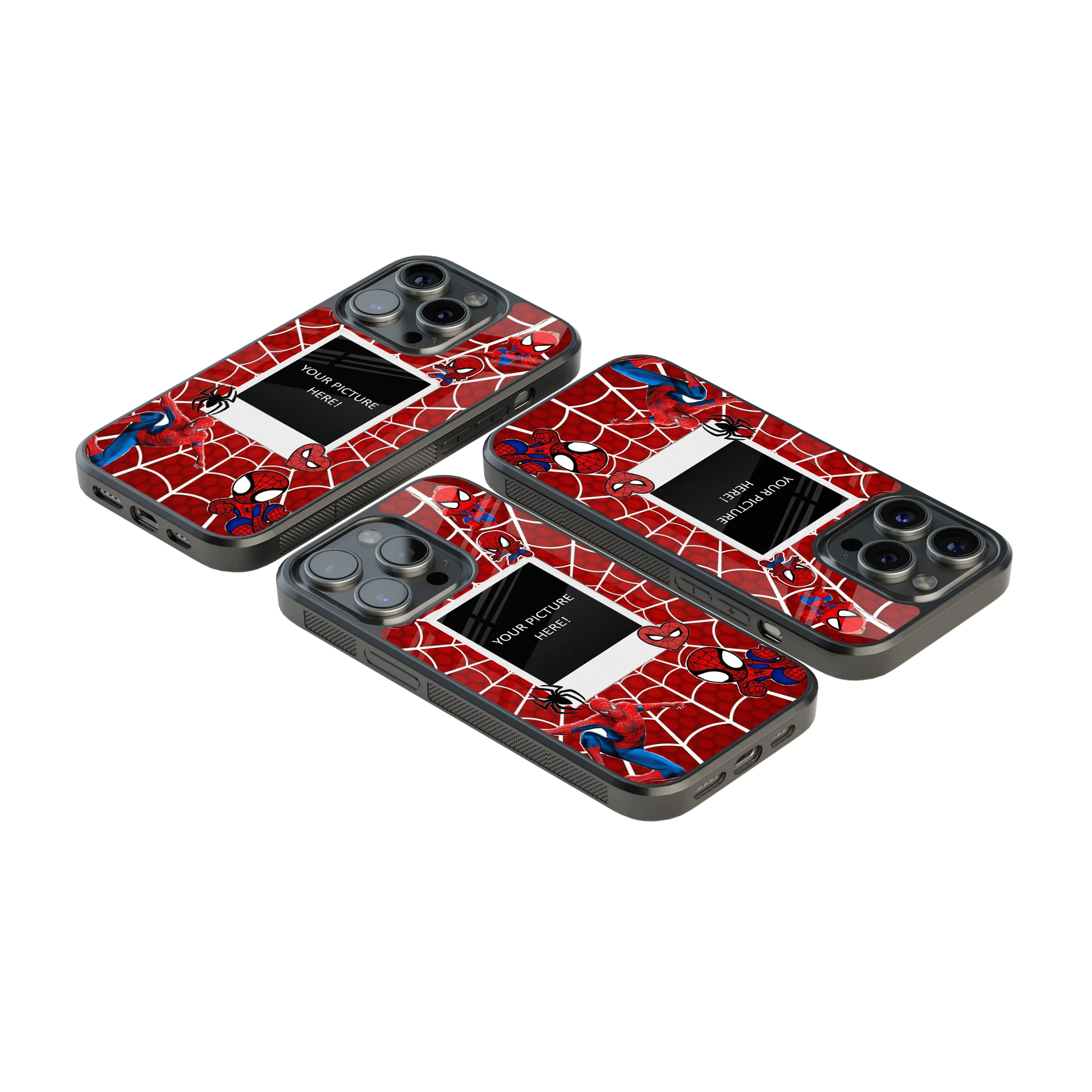 Polaroid Personalised Glass Phone Case