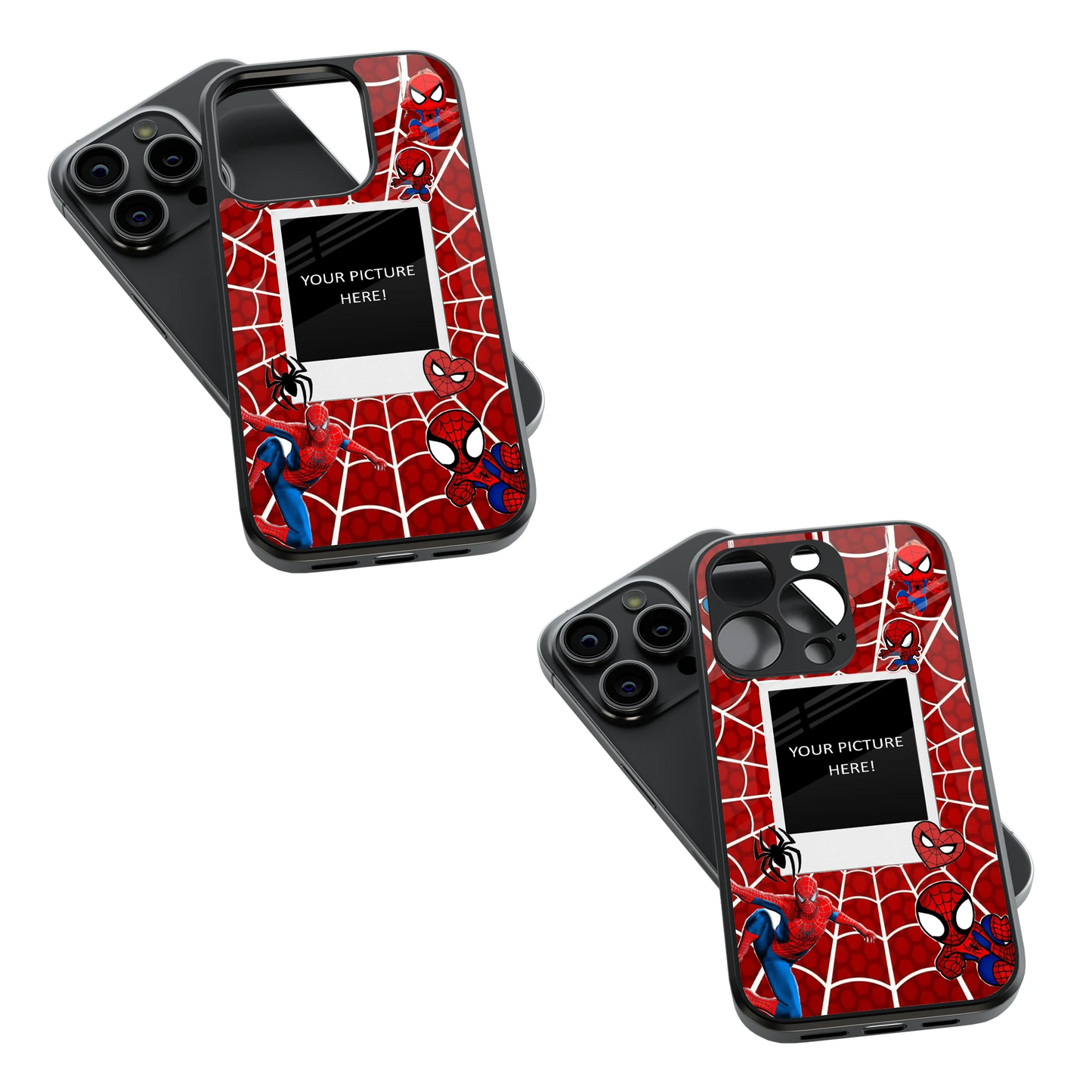 Polaroid Personalised Glass Phone Case