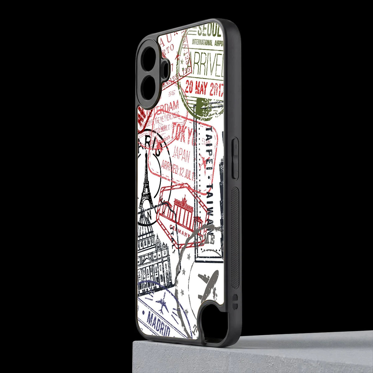 Stamp Collection cmf nothing phone 1 mobile cover | shockproof glass phone case