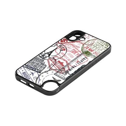 Stamp Collection stylish phone case for cmf nothing phone 1 | glossy glass and slim fit