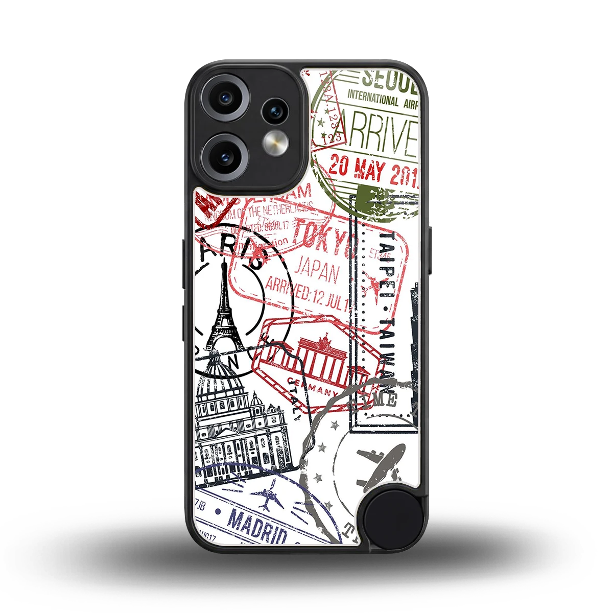 Stamp Collection back phone cover | glass case for cmf nothing phone 2 pro