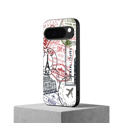 Stamp Collection google pixel 10 pro xl mobile cover | shockproof glass phone case