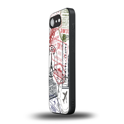 Stamp Collection iphone 17e mobile cover | shockproof glass phone case