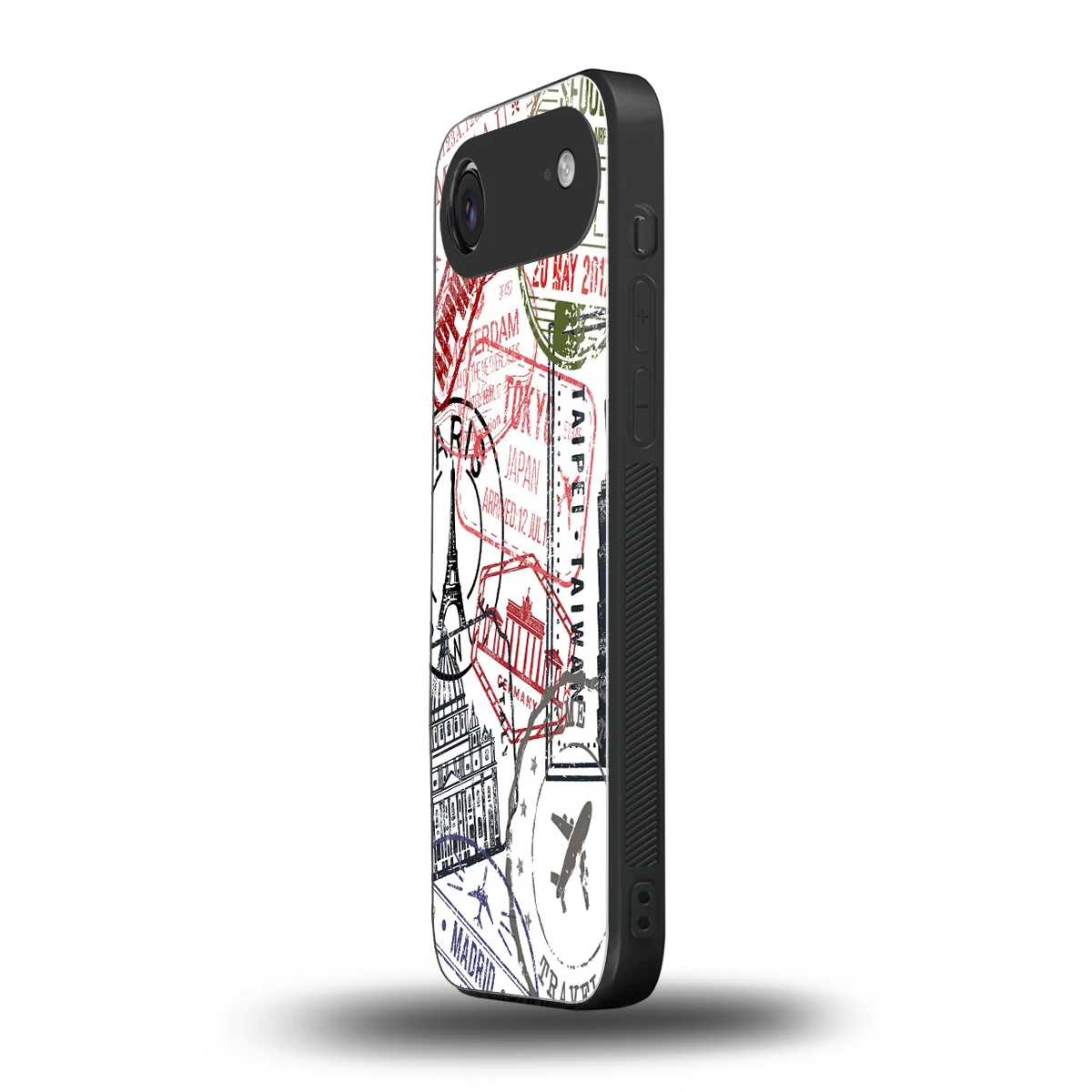 Stamp Collection iphone air mobile cover | shockproof glass phone case