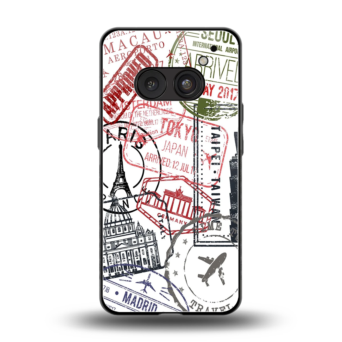 Stamp Collection back phone cover | glass case for nothing phone 2a
