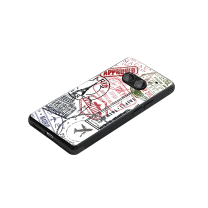 Stamp Collection stylish phone case for nothing phone 2a | glossy glass and slim fit
