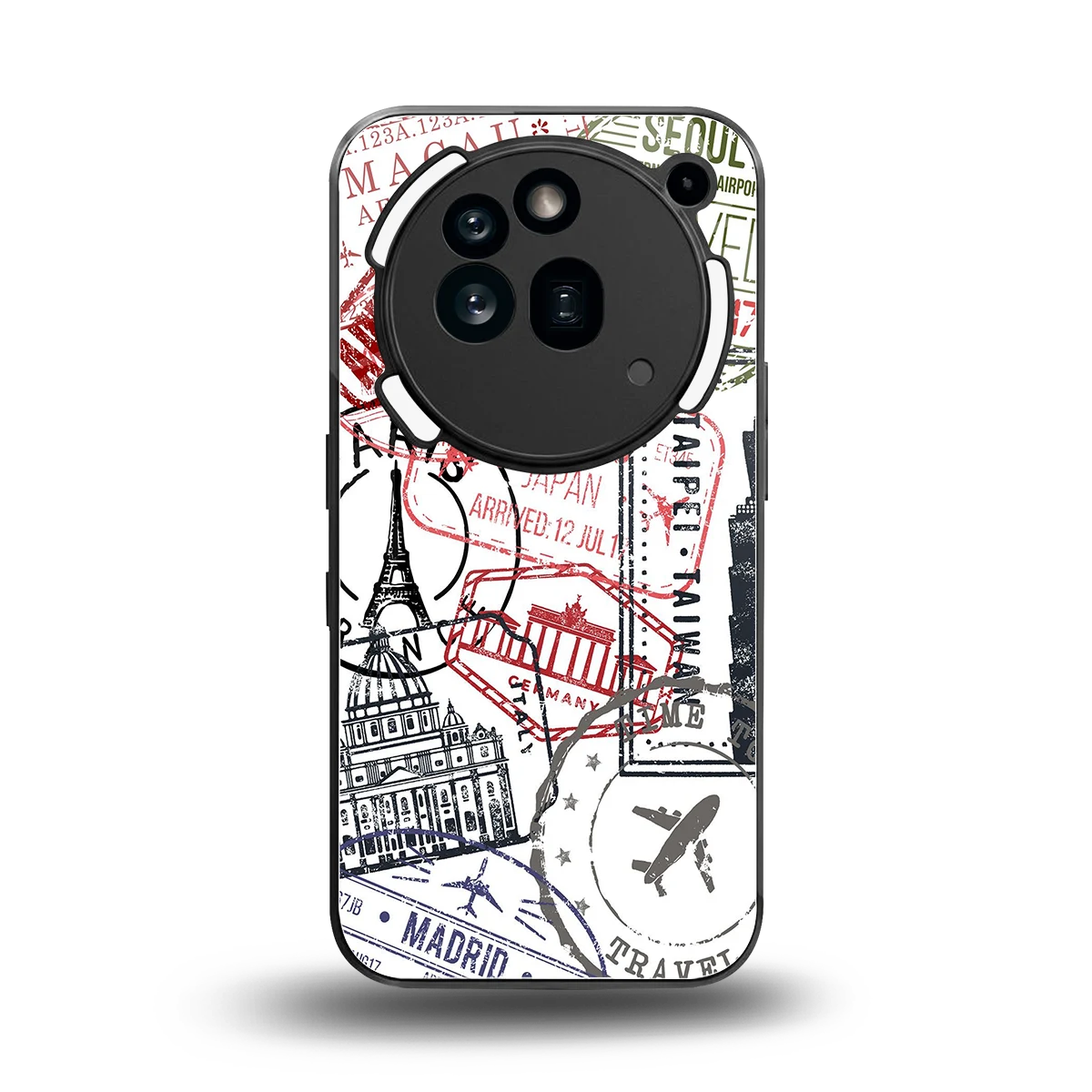Stamp Collection back phone cover | glass case for nothing phone 3a pro