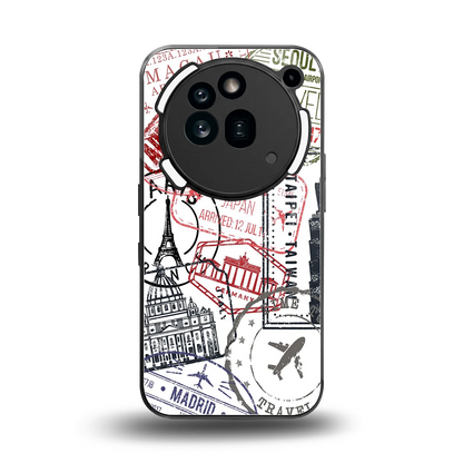 Stamp Collection back phone cover | glass case for nothing phone 3a pro