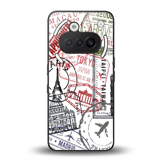 Stamp Collection back phone cover | glass case for nothing phone 3a