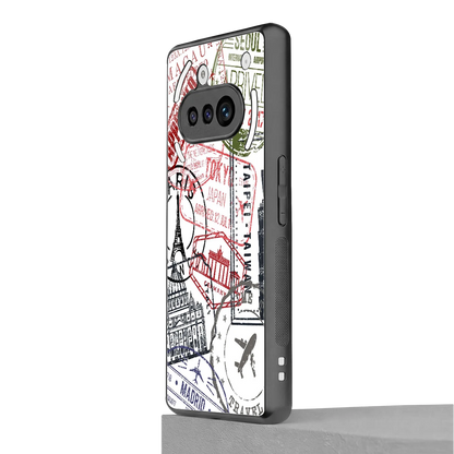 Stamp Collection nothing phone 3a mobile cover | shockproof glass phone case