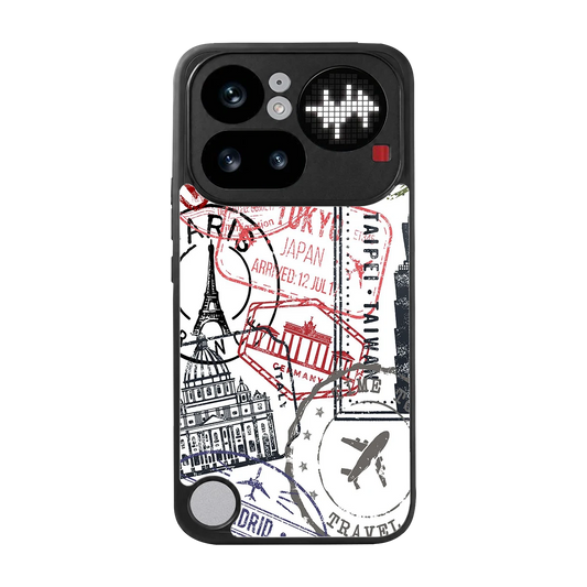 Stamp Collection back phone cover | glass case for nothing phone 4a pro