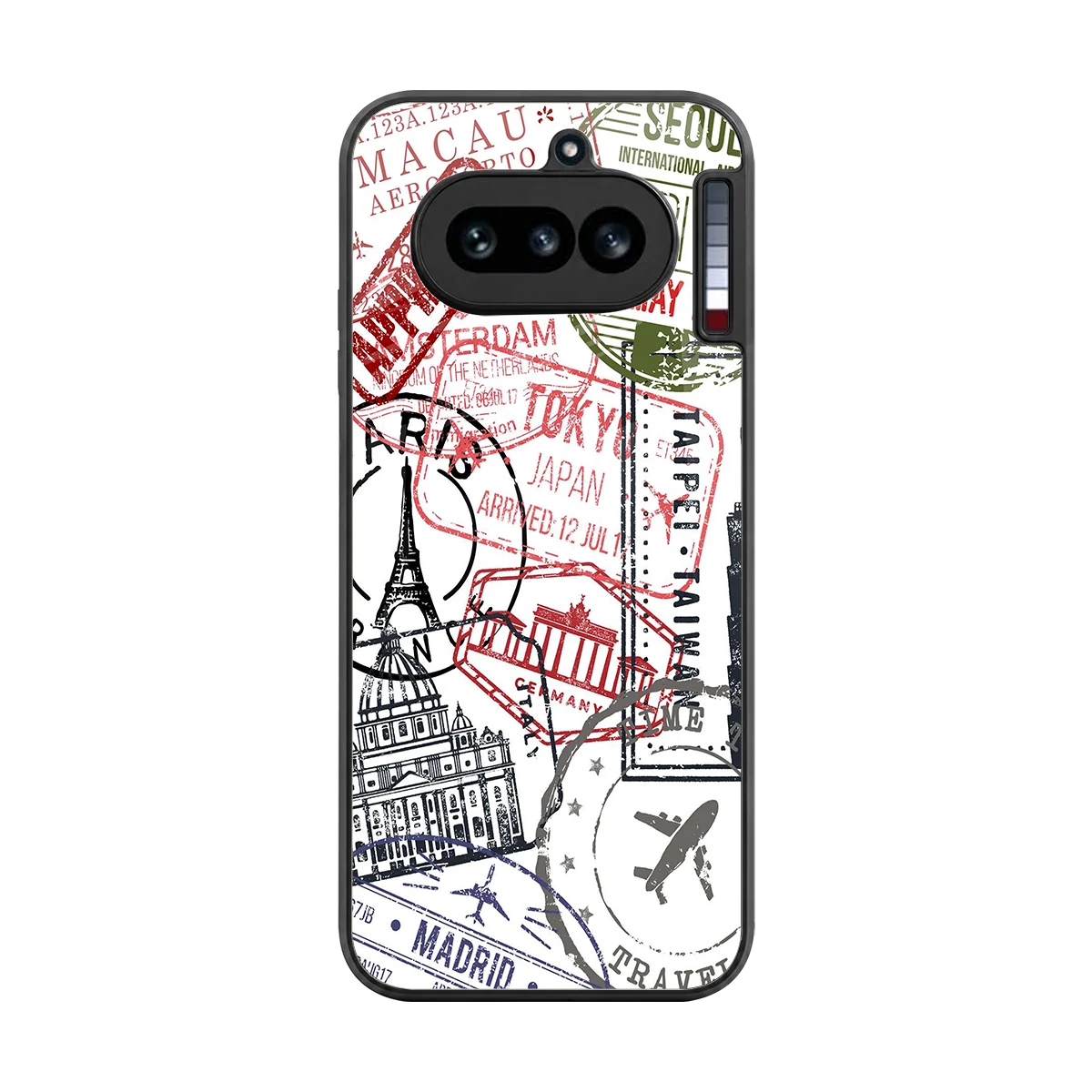 Stamp Collection back phone cover | glass case for nothing phone 4a
