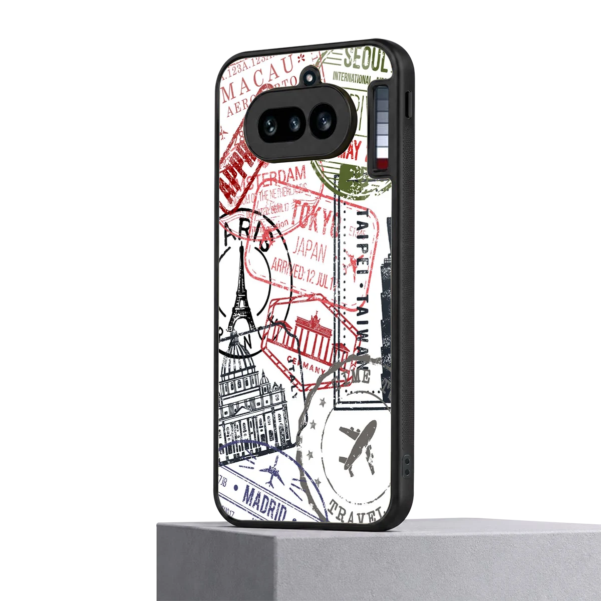 Stamp Collection nothing phone 4a mobile cover | shockproof glass phone case