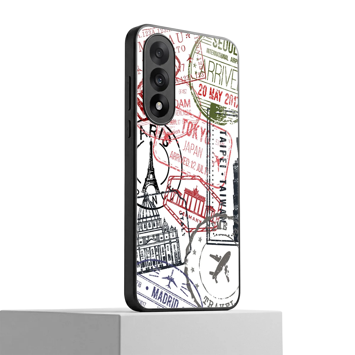 Stamp Collection oneplus nord 5 mobile cover | shockproof glass phone case