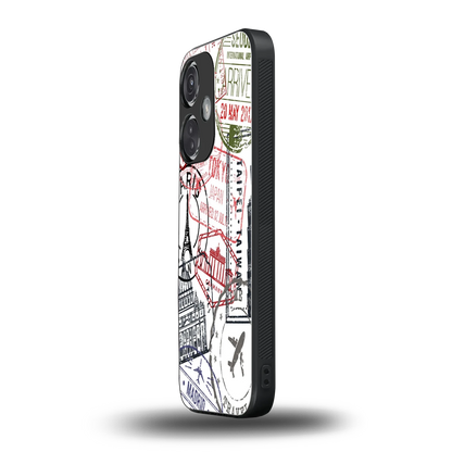 Stamp Collection oneplus nord ce 3 mobile cover | shockproof glass phone case