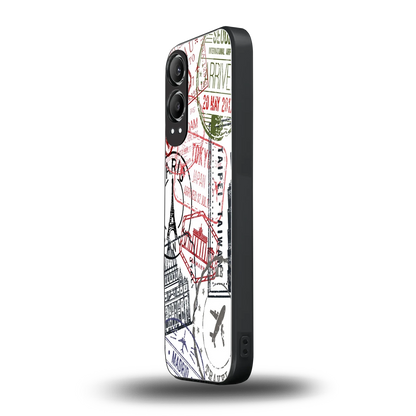 Stamp Collection oneplus nord ce 4 lite mobile cover | shockproof glass phone case