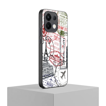 Stamp Collection oppo k13 5g mobile cover | shockproof glass phone case