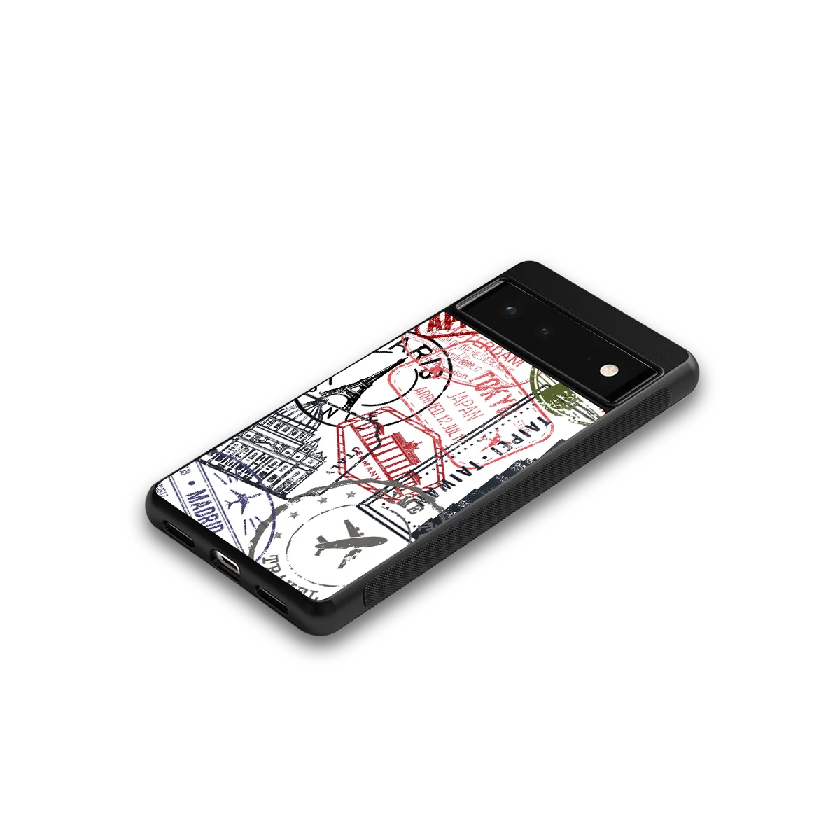Stamp Collection google pixel 6 mobile cover | shockproof glass phone case