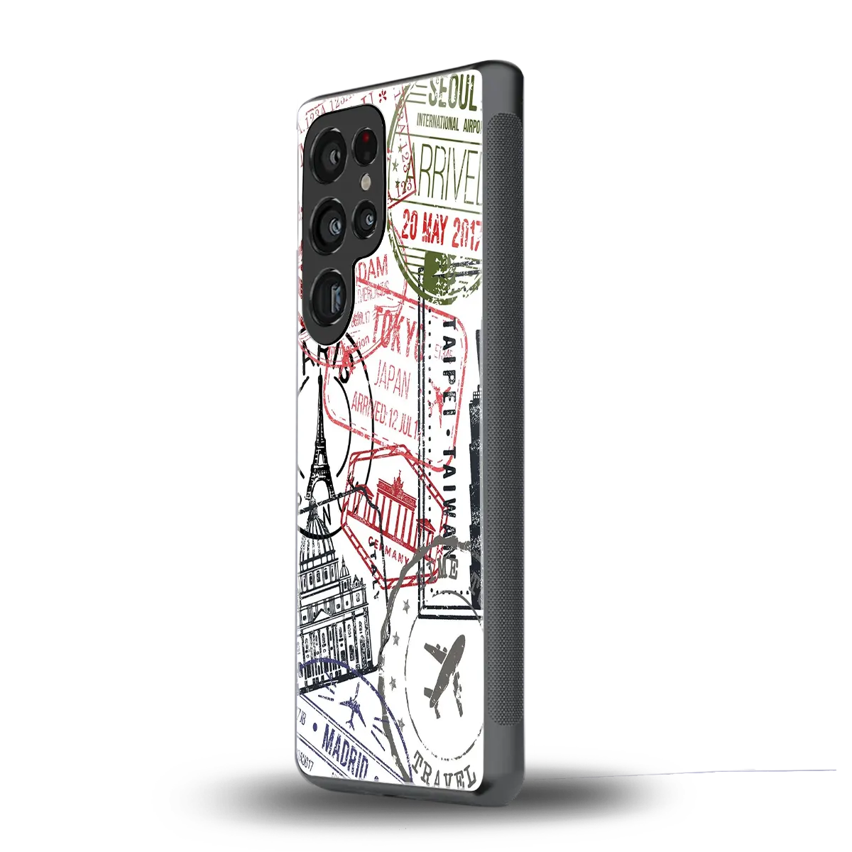 Stamp Collection samsung galaxy s25 ultra mobile cover | shockproof glass phone case