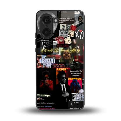 Star Boy Aura back phone cover | glass case for oneplus nord ce5 5g