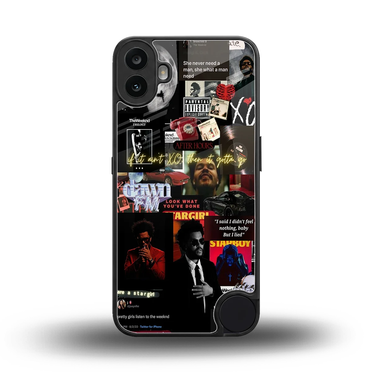 Star Boy Aura back phone cover | glass case for cmf nothing phone 1