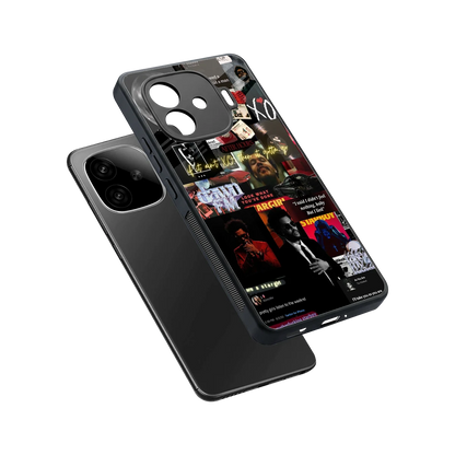 Star Boy Aura sleek iqoo neo 10r 5g cover with tempered glass back and TPU edges
