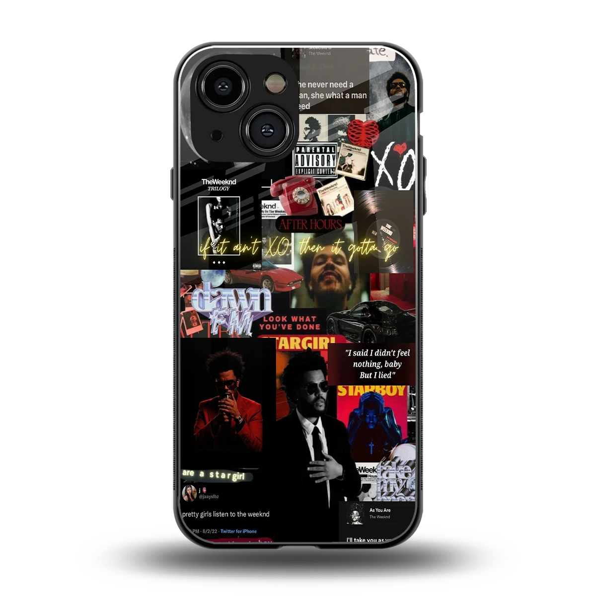 Star Boy Aura back phone cover | glass case for iphone 13 mini