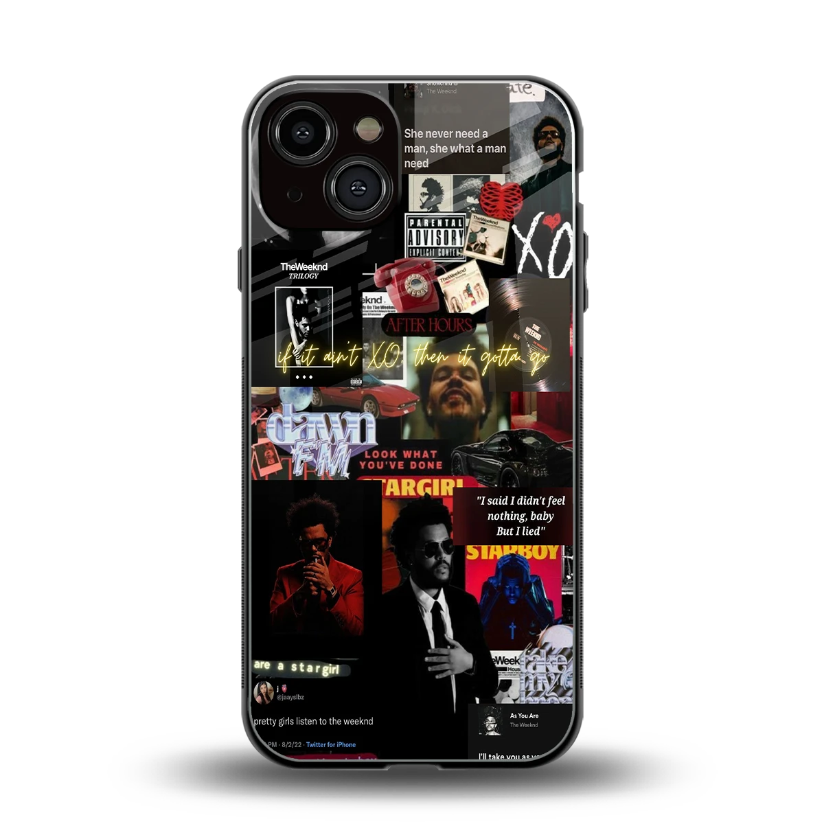 Star Boy Aura back phone cover | glass case for iphone 13