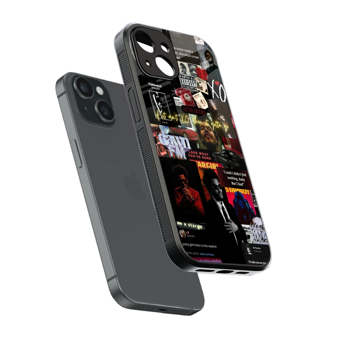 Star Boy Aura sleek iphone 13 cover with tempered glass back and TPU edges