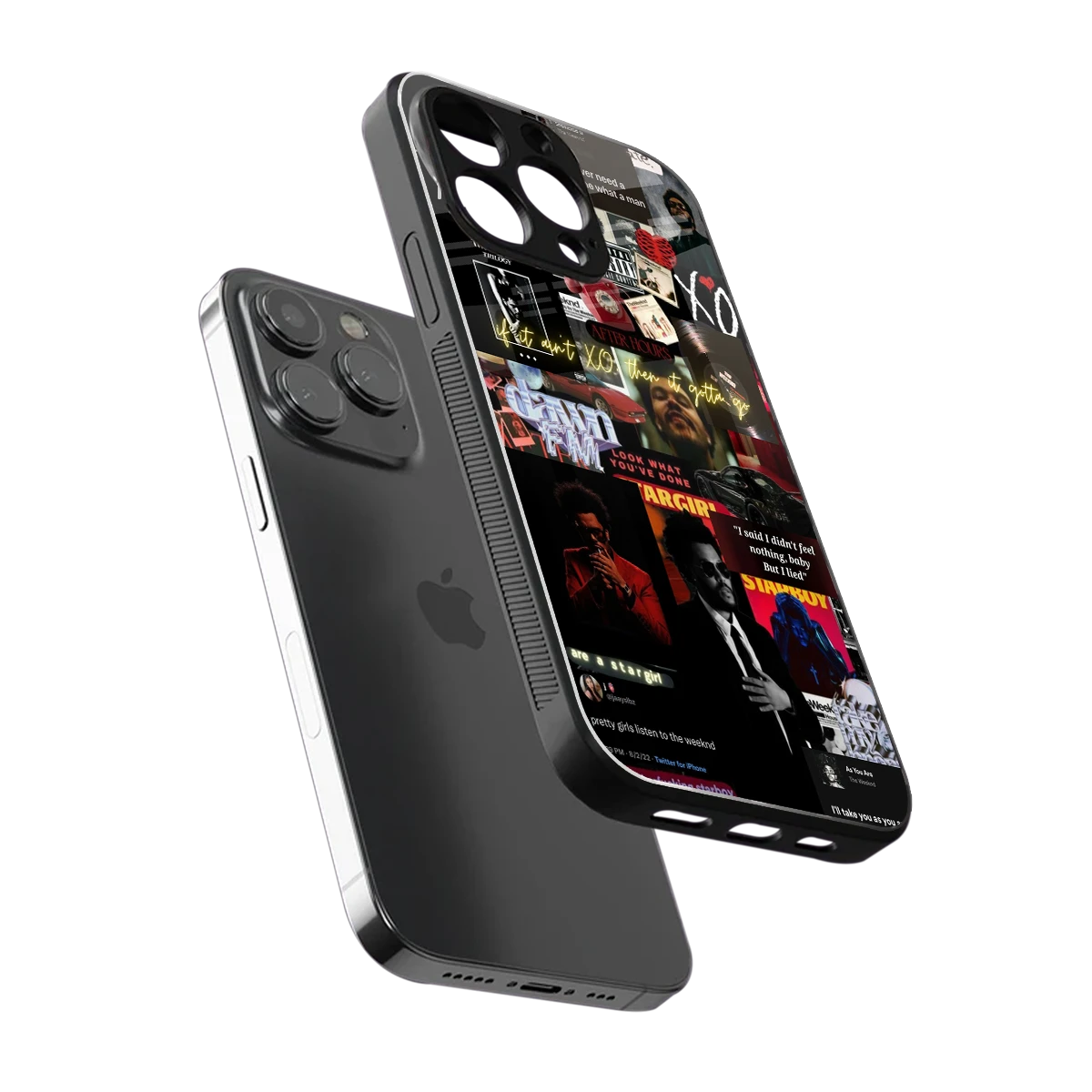 Star Boy Aura sleek iphone 15 pro cover with tempered glass back and TPU edges