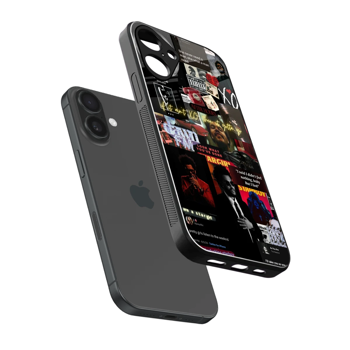 Star Boy Aura sleek iphone 16 plus cover with tempered glass back and TPU edges