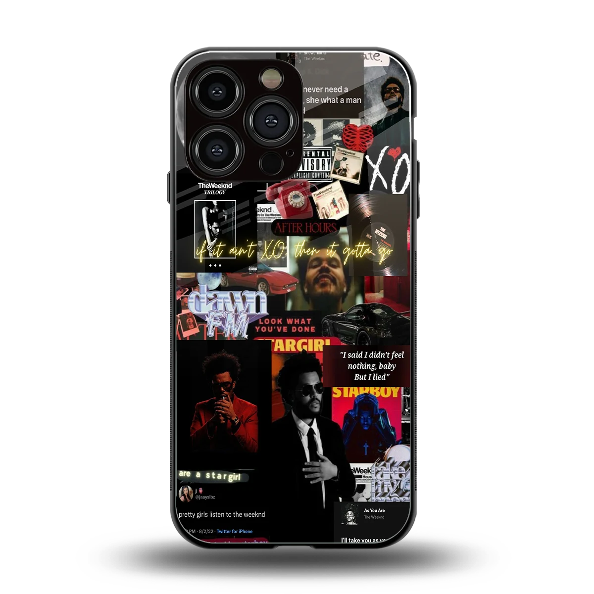 Star Boy Aura back phone cover | glass case for iphone 16 pro max