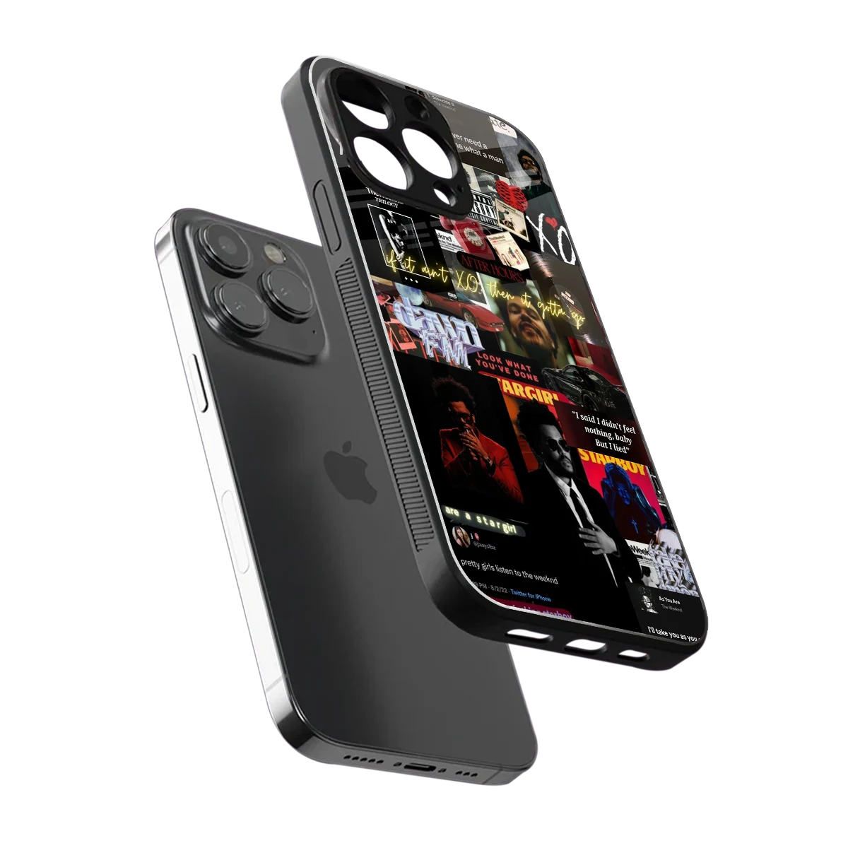 Star Boy Aura sleek iphone 16 pro max cover with tempered glass back and TPU edges