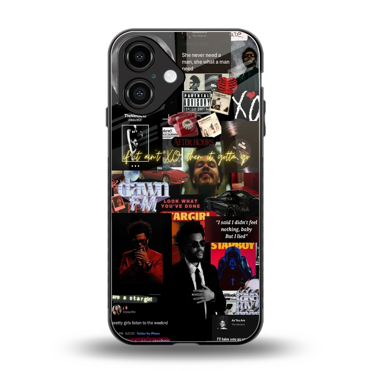 Star Boy Aura back phone cover | glass case for iphone 16