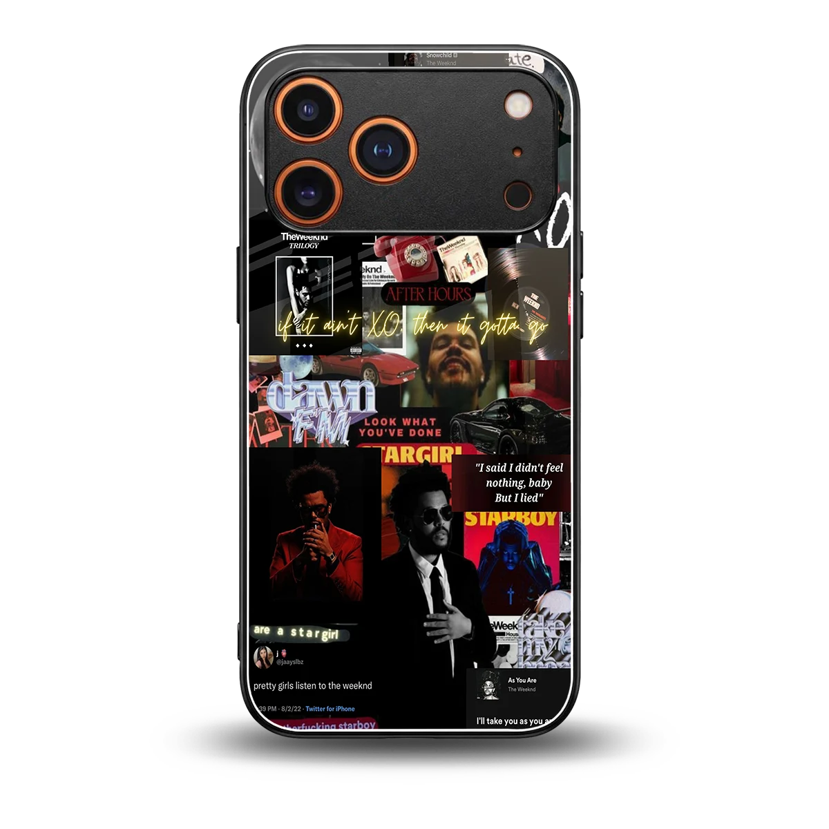 Star Boy Aura back phone cover | glass case for iphone 17 pro